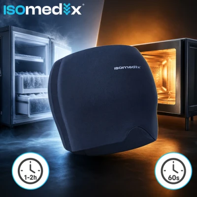Isomedix 27760 Gélová maska – kompresná, chladivá a hrejivá, sivá