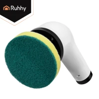 Ruhhy 27015 Elektrická čistiaca kefa 25 W, 1500 mAh, 9 nástavcov, biela
