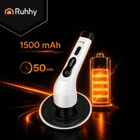 Ruhhy 27015 Elektrická čistiaca kefa 25 W, 1500 mAh, 9 nástavcov, biela