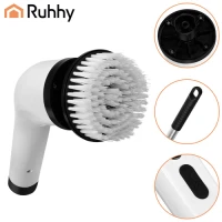 Ruhhy 27015 Elektrická čistiaca kefa 25 W, 1500 mAh, 9 nástavcov, biela