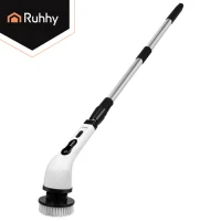Ruhhy 27015 Elektrická čistiaca kefa 25 W, 1500 mAh, 9 nástavcov, biela