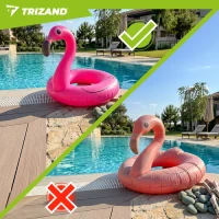 Trizand 27443 Nafukovací kruh v tvare plameniaka, 102 cm, ružový