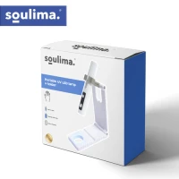 Soulima 27771 Prenosná UV LED lampa MINI 3 W s držiakom, LCD displejom a USB-C