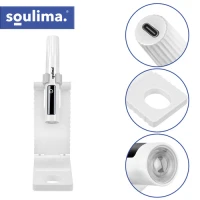 Soulima 27771 Prenosná UV LED lampa MINI 3 W s držiakom, LCD displejom a USB-C