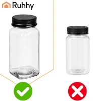 Ruhhy 27829 Sada sklenených nádobiek na korenie 120 ml, 24 ks