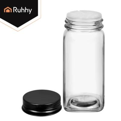 Ruhhy 27829 Sada sklenených nádobiek na korenie 120 ml, 24 ks