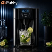 Ruhhy 27306 Výrobník ľadu 3 l, 12 kg/24 h, čierny