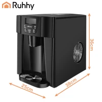 Ruhhy 27306 Výrobník ľadu 3 l, 12 kg/24 h, čierny