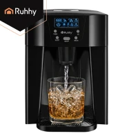 Ruhhy 27306 Výrobník ľadu 3 l, 12 kg/24 h, čierny