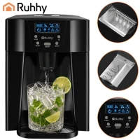 Ruhhy 27306 Výrobník ľadu 3 l, 12 kg/24 h, čierny