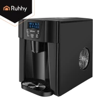 Ruhhy 27306 Výrobník ľadu 3 l, 12 kg/24 h, čierny