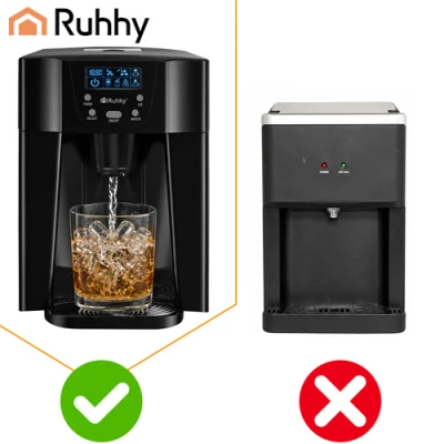 Ruhhy 27306 Výrobník ľadu 3 l, 12 kg/24 h, čierny