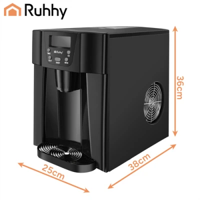 Ruhhy 27306 Výrobník ľadu 3 l, 12 kg/24 h, čierny