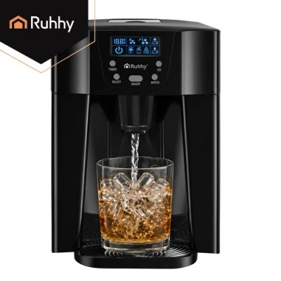 Ruhhy 27306 Výrobník ľadu 3 l, 12 kg/24 h, čierny