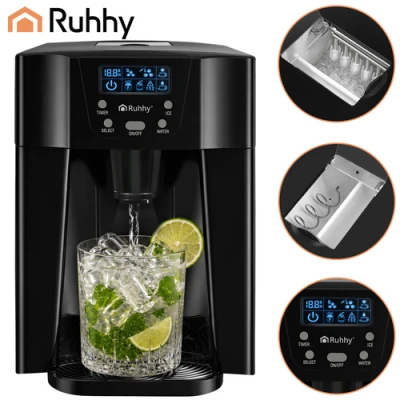 Ruhhy 27306 Výrobník ľadu 3 l, 12 kg/24 h, čierny