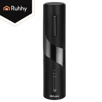 Ruhhy 27312 Automatický elektrický otvírák na víno 4 v 1, USB, černý