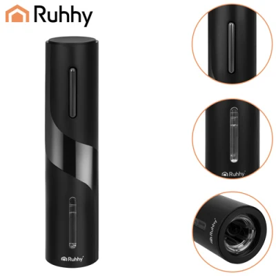 Ruhhy 27312 Automatický elektrický otvírák na víno 4 v 1, USB, černý
