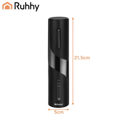 Ruhhy 27312 Automatický elektrický otvírák na víno 4 v 1, USB, černý