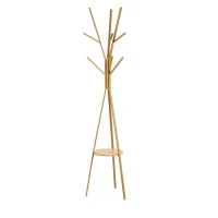Massido MS-869 Stojanový věšák na oblečení, 12 háčků, 181 cm, zlatý