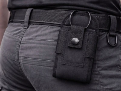 Verk 14685 Pouzdro na vysílačku na opasek, khaki