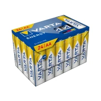 Varta BAT0356 Energy Cube Pack, 24 alkalických batérií AA, LR06, 1,5 V