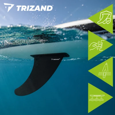 Trizand 27540 Univerzálna plutva na paddleboardy, čierna