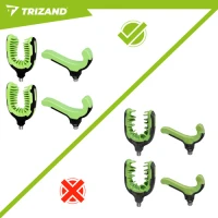 Trizand 27588 Stojan na prut, silikonový, 4 ks