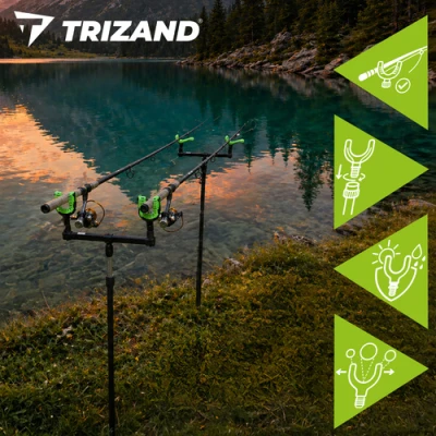 Trizand 27588 Stojan na prut, silikonový, 4 ks