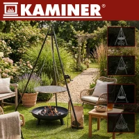 Kaminer 27556 Grilovací trojnožka s roštom 190 x 70 cm