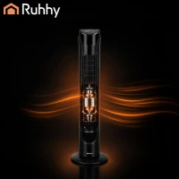 Ruhhy 27834 Stojanový ventilátor s diaľkovým ovládaním, 83 cm, 45 W, čierny