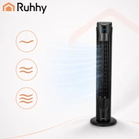 Ruhhy 27834 Stojanový ventilátor s diaľkovým ovládaním, 83 cm, 45 W, čierny
