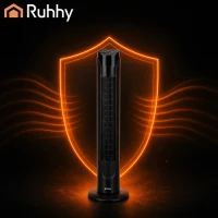 Ruhhy 27834 Stojanový ventilátor s diaľkovým ovládaním, 83 cm, 45 W, čierny