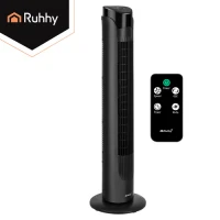 Ruhhy 27834 Stojanový ventilátor s diaľkovým ovládaním, 83 cm, 45 W, čierny
