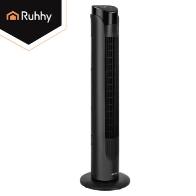 Ruhhy 27834 Stojanový ventilátor s diaľkovým ovládaním, 83 cm, 45 W, čierny