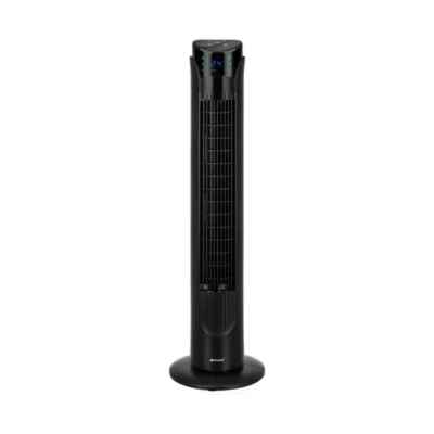 Ruhhy 27834 Stojanový ventilátor s diaľkovým ovládaním, 83 cm, 45 W, čierny