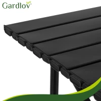Gardlov 27294 Skladací kempingový stôl 54 x 50 x 49 cm, čierny