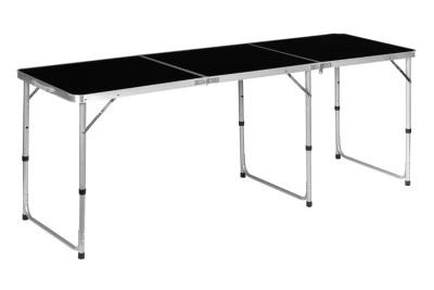 MultiGarden GB030-180 Skládací kempingový stůl 180 x 60 cm, černý