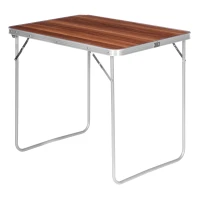 MultiGarden GMFC-FY8060 Skládací kempingový stůl 80 x 60 cm, hnědý