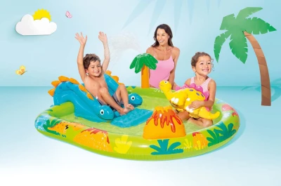 INTEX 57166 Nafukovací hrací centrum 191 x 152 x 58 cm, dinosaurus