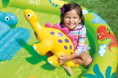 INTEX 57166 Nafukovací hrací centrum 191 x 152 x 58 cm, dinosaurus