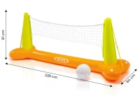 INTEX 56508 Nafukovací volejbalová sada se sítí, oranžovo-zelená