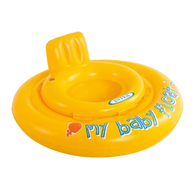 INTEX 56585EU Nafukovací dětské sedátko s opěrátkem 70 cm, žluté