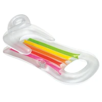 INTEX 58802 Nafukovacie ležadlo King Kool s opierkou, biele