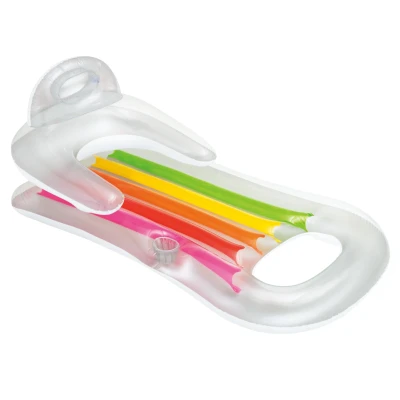 INTEX 58802 Nafukovacie ležadlo King Kool s opierkou, biele
