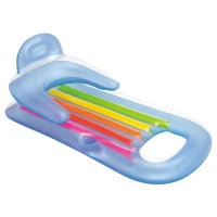 INTEX 58802 Nafukovacie ležadlo King Kool s opierkou, modré