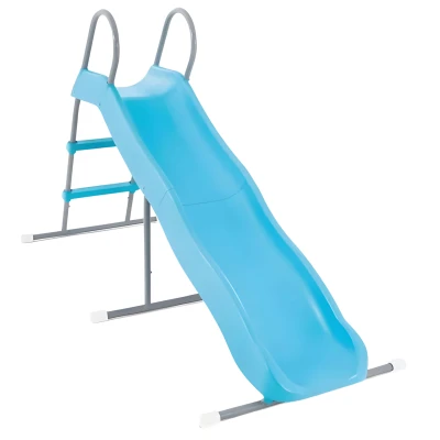 INTEX 44106 Detská záhradná šmýkačka 196 x 84 x 119 cm, modrá