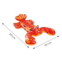 INTEX 57528 Nafukovací matrace Humr s madly 213 x 137 cm