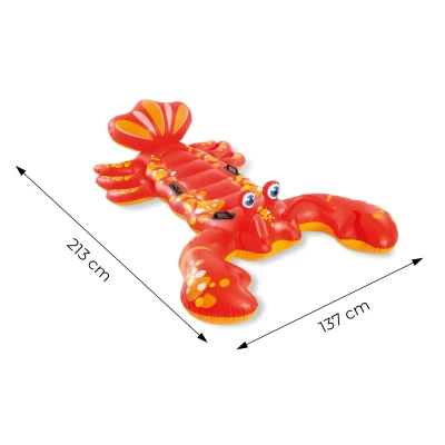 INTEX 57528 Nafukovací matrace Humr s madly 213 x 137 cm