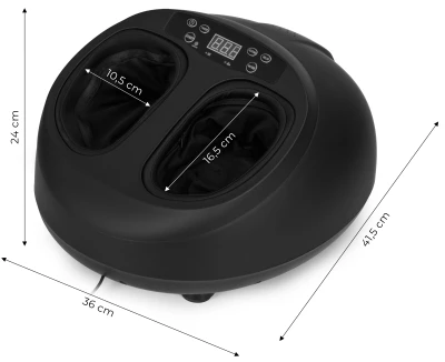 Kaden XB-8589 Elektrický masážní přístroj na nohy s vyhříváním 40 W, černý