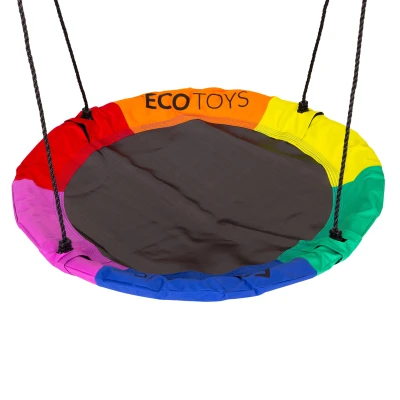 ECOTOYS JSP-SWD Multifunkční dětská zahradní houpačka + sportovní prvky 4 v 1